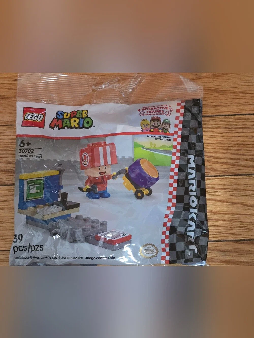 LEGO Super Mario: Mario Kart-Toad (Pit Crew) (30702)